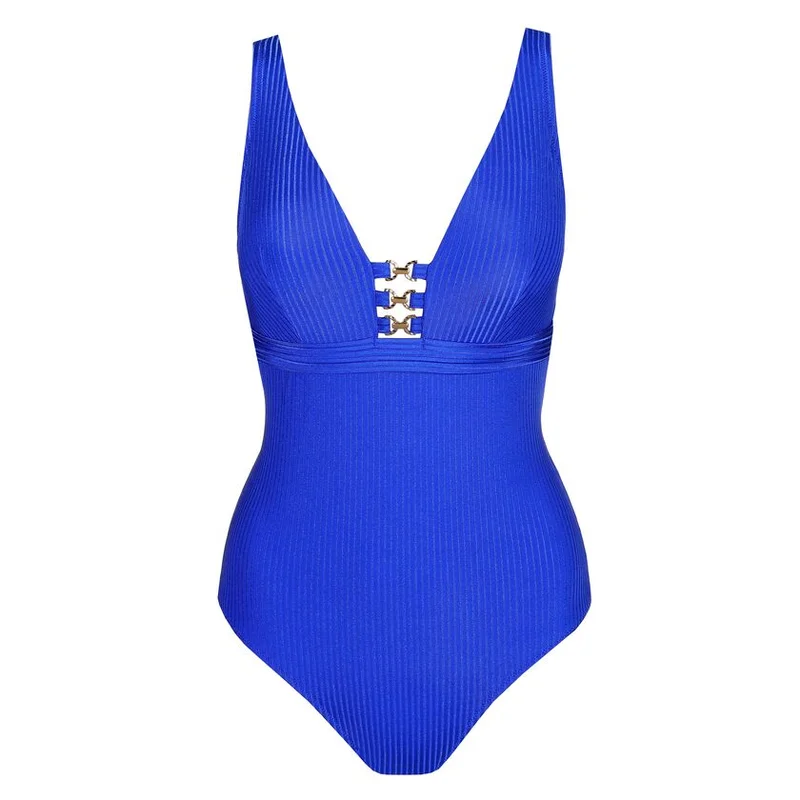 Marie Jo Swimwear - Emly Plunge Badeanzug, kabellos, Elektroblau