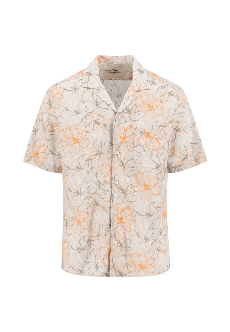 Linen Flower Print, Resort, 1/2