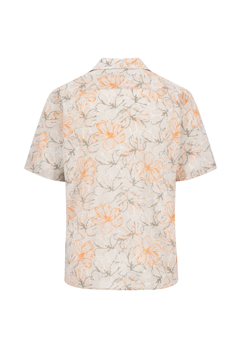 Linen Flower Print, Resort, 1/2