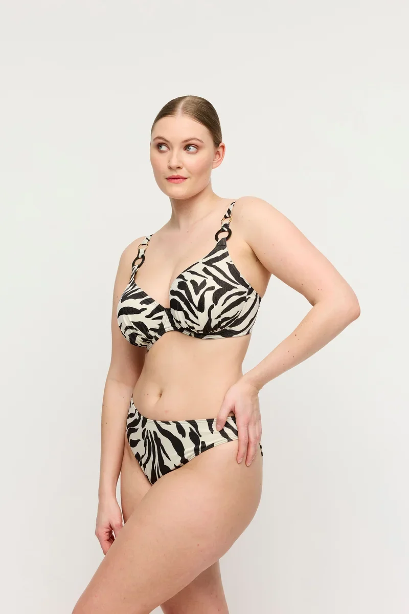 PrimaDonna Swimwear - Dalice Halb gepolstertes Bikini-Oberteil mit tiefem Ausschnitt Sauvage Shine