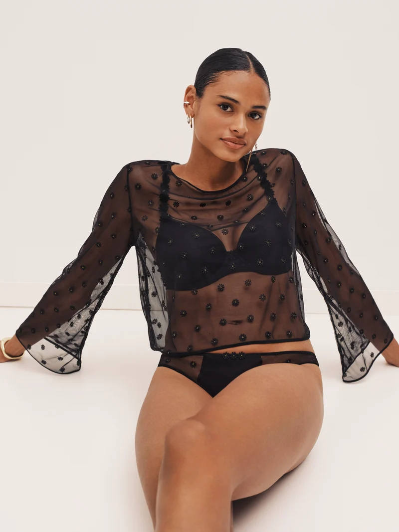 DAISY schwarz Top ohne Cup