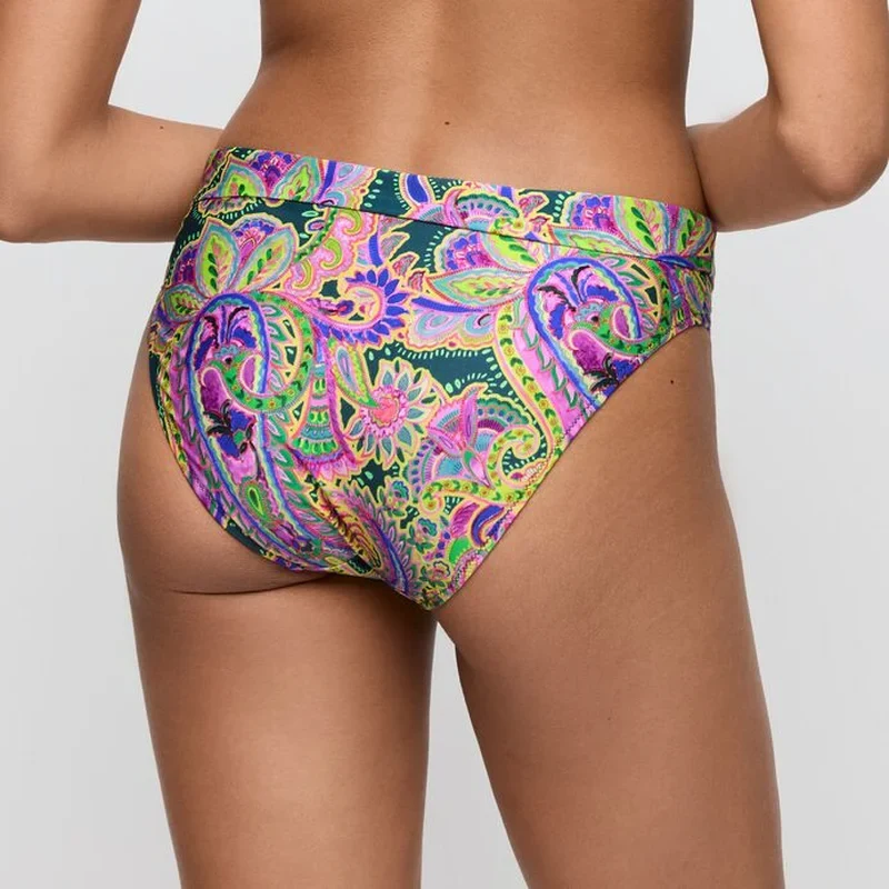 Marie Jo Swimwear - Jolise Bikini-Slip mit Faltmuster, tropisches Paisley