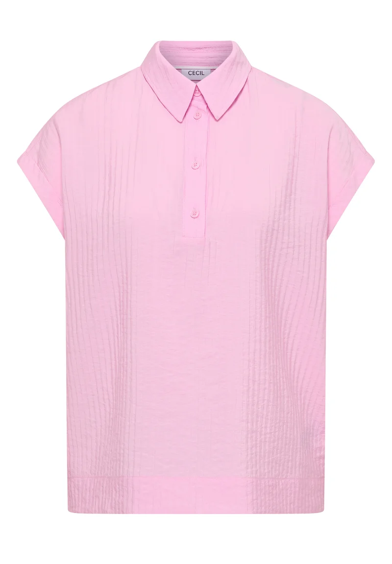 Dropped Shoulder Bluse mit Struktur