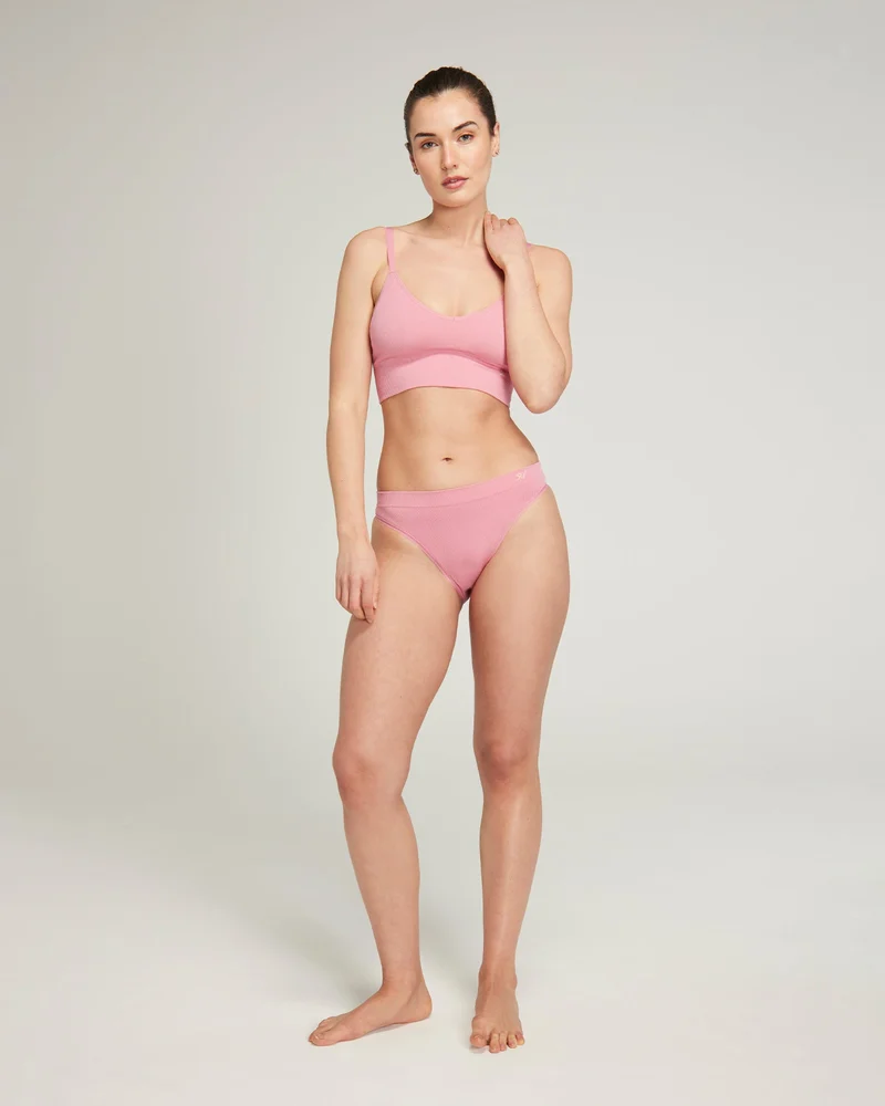 Nudea - TENCEL High Leg Brief Rose Pink