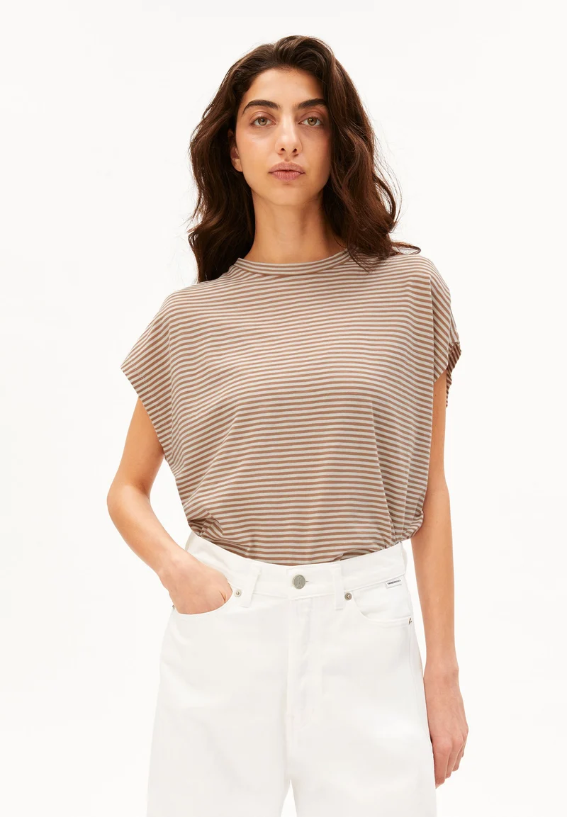 SLUB JERSEY STRIPE T-SHIRT