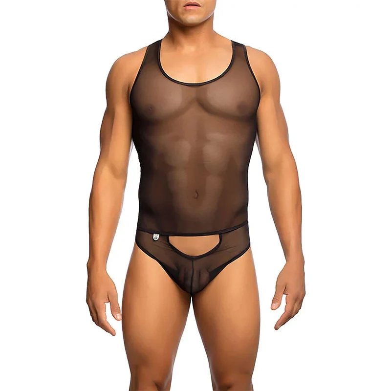 MOB - TRANSPARENTER SCHWARZER BODYSHEER