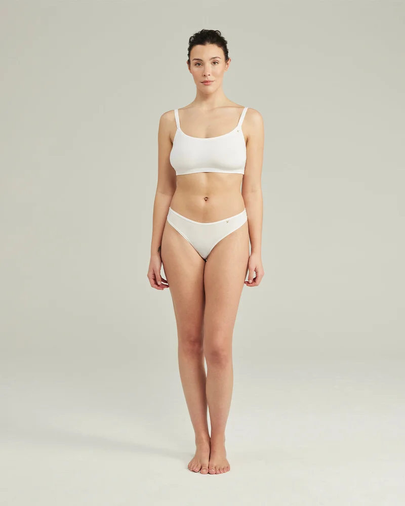 Nudea - Stretch Dipped String Weiß