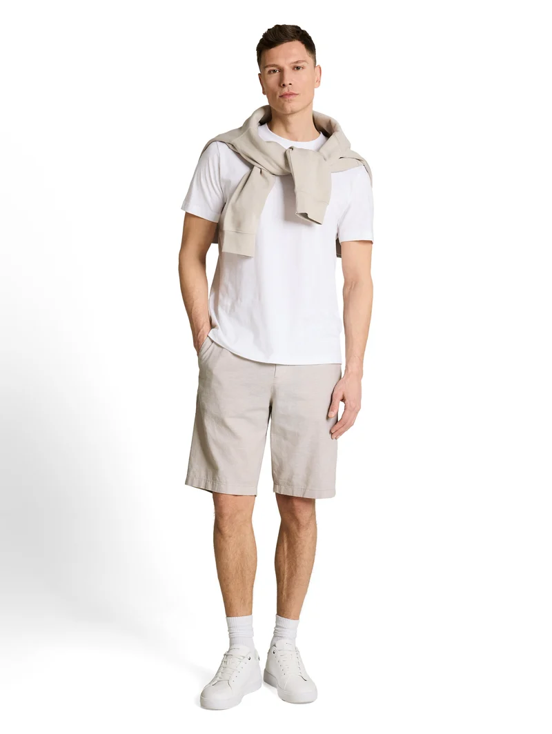 TTRELAXED Chino Shorts mit Leinenanteil