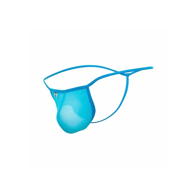 MOB - TRANSPARENTER T-FÖRMIGER TANGA AQUA