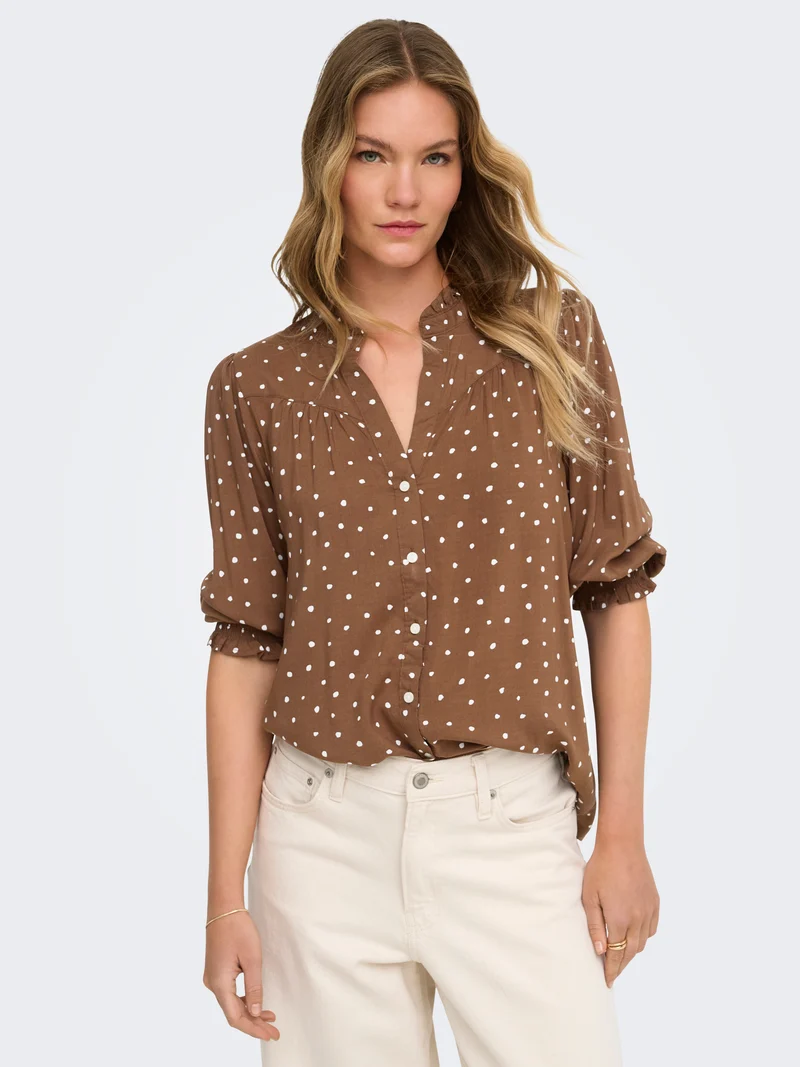 ONLRAYA 3/4 SHIRT WVN NOOS