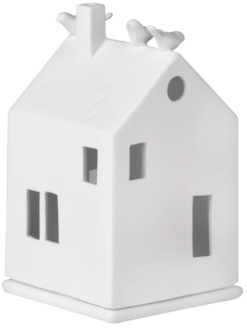LIVING Lichthaus Vogelhaus 7x7x13cm,