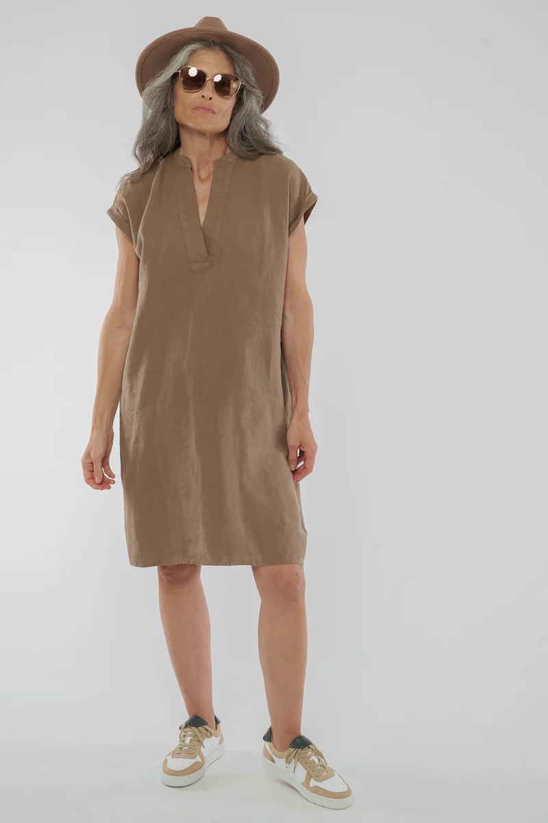 Kleid aus Leinen