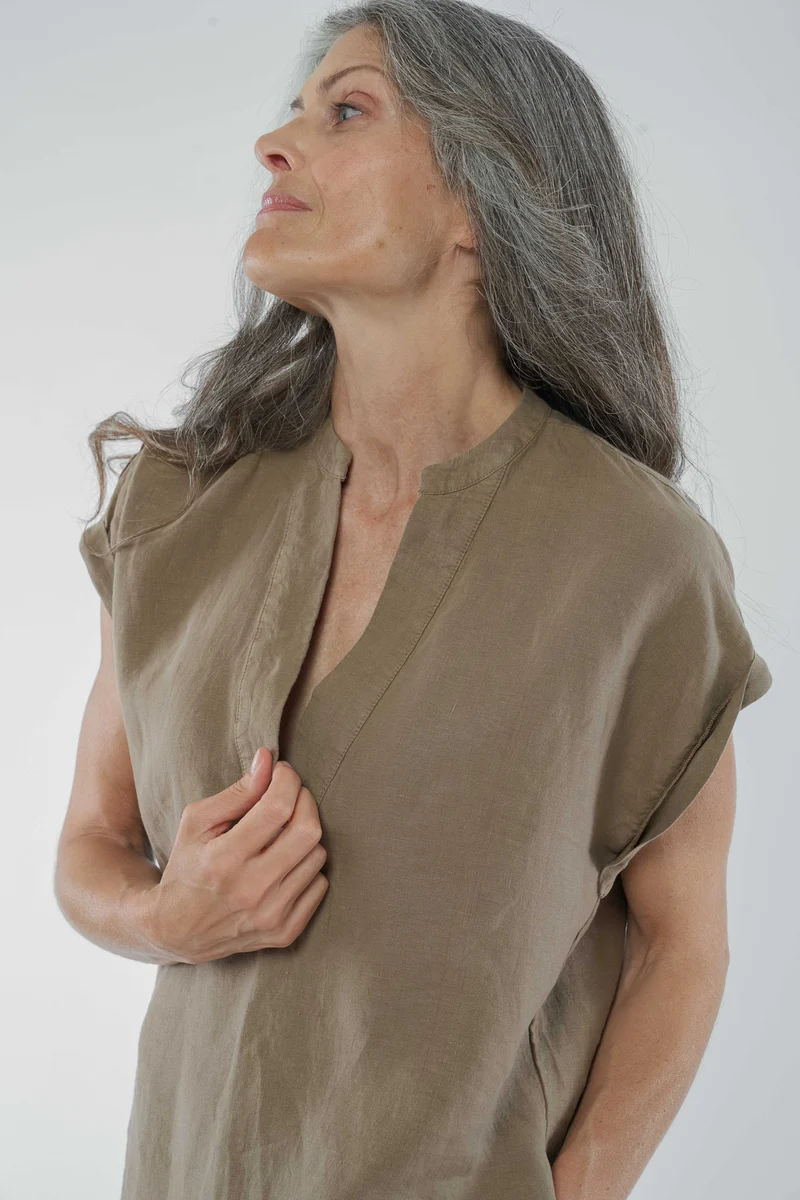 Kleid aus Leinen