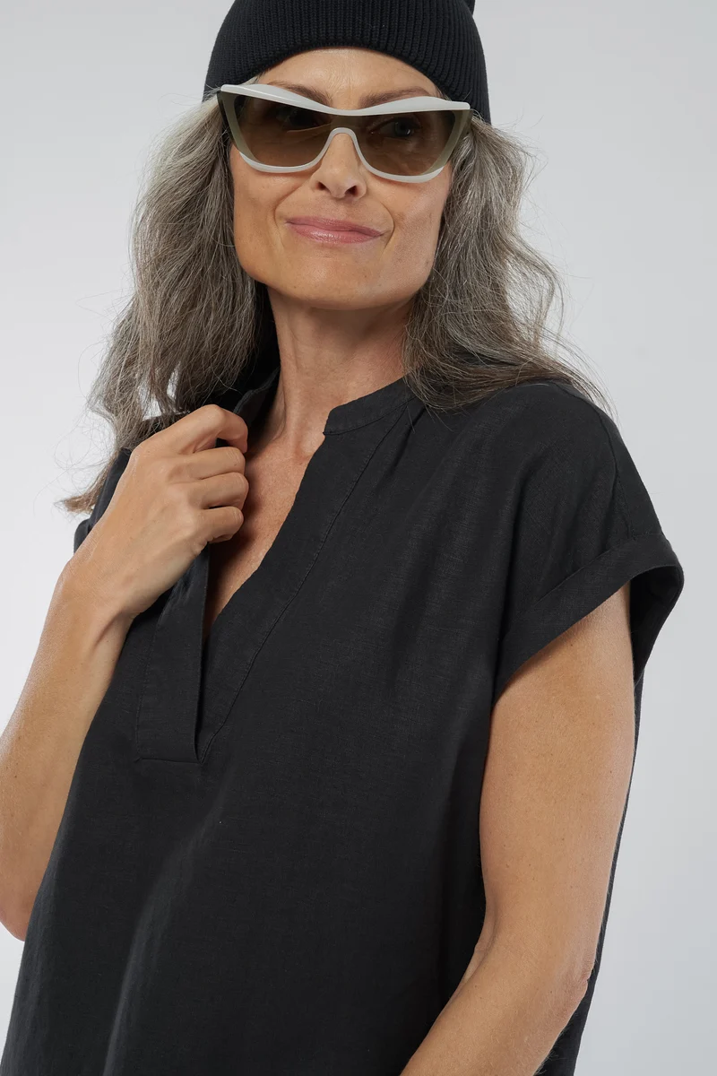 Kleid aus Leinen