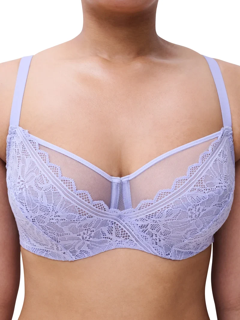Chantelle EasyFeel - Floral Touch Sehr blickdichter Bügel-BH Distel