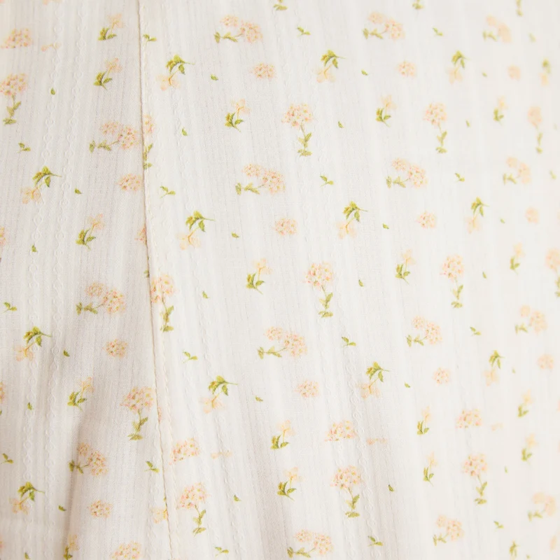 Corset Back Maxi Dress - Peach Floral