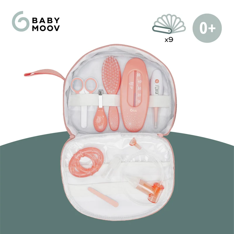 Babymoov Babypflegeset – 9-teilig – Pfirsich