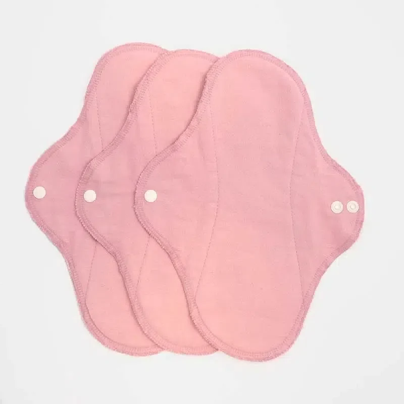 Imse Vimse Damenbinden (Stoffbinden) aus Bio-Baumwollflanell – 3 Stück – Farbe: Blossom Solid