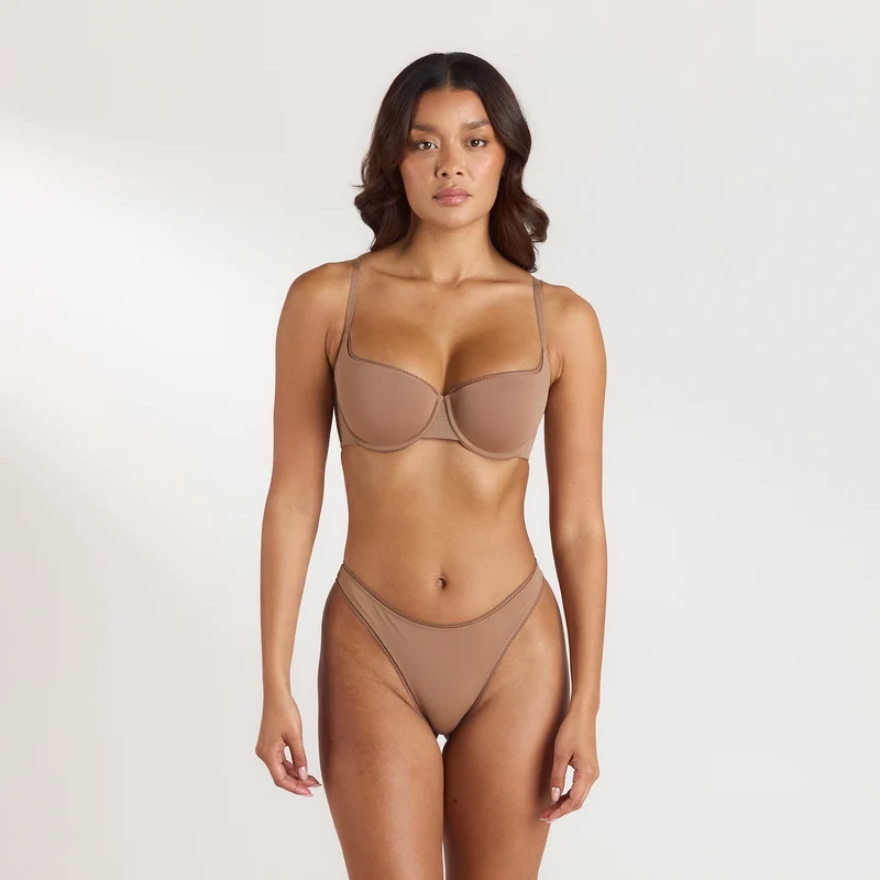 Comfort Balconette Bra - Hazel