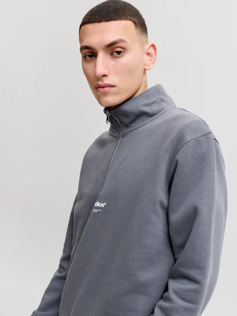 JJESOHO SWEAT QUARTER ZIP HN NOOS