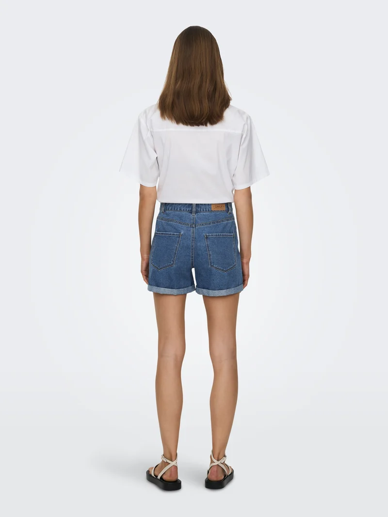 ONLVEGA HW MOM DNM SHORTS NOOS