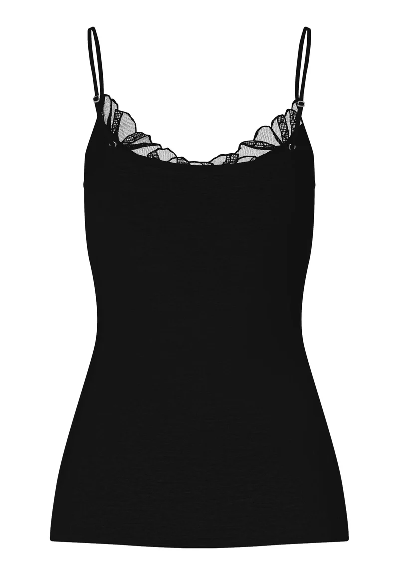 Rosaria Spaghetti Top | black 070783-070019