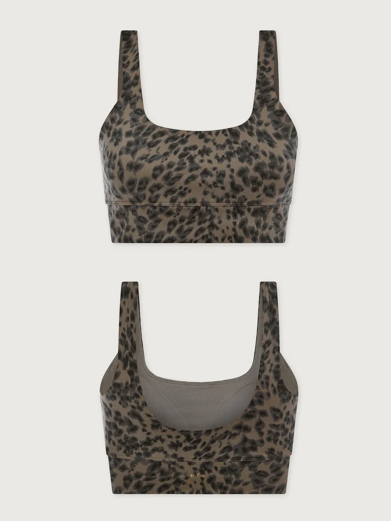 Freesoft Cori Bra Brown Cheetah