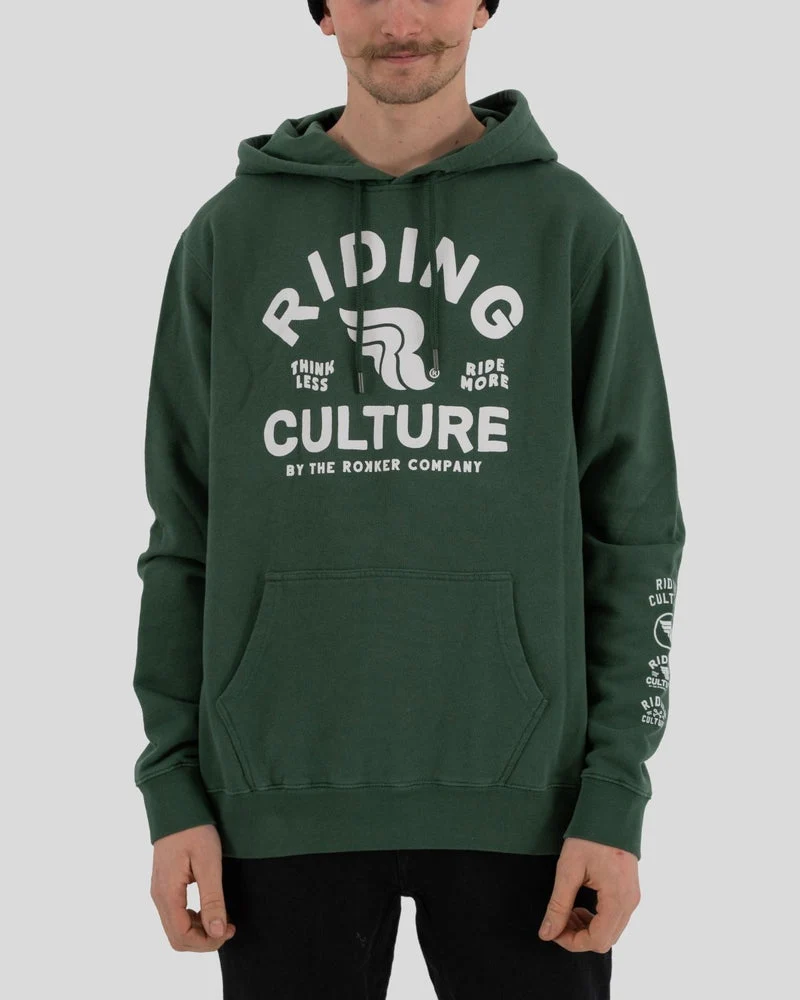Riding Culture Green Hoodie Herren