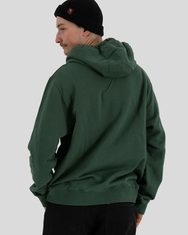 Riding Culture Green Hoodie Herren