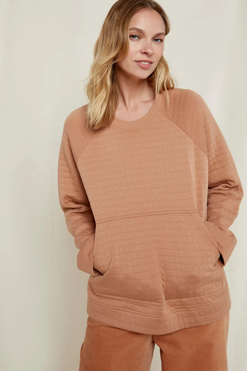 Quilted Top aus Bio Baumwolle