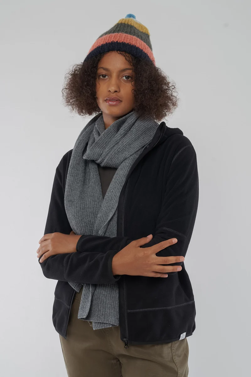 EU-phoric Fleece Jacke Damen aus Recycled Polyester