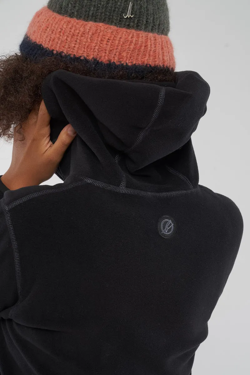 EU-phoric Fleece Jacke Damen aus Recycled Polyester