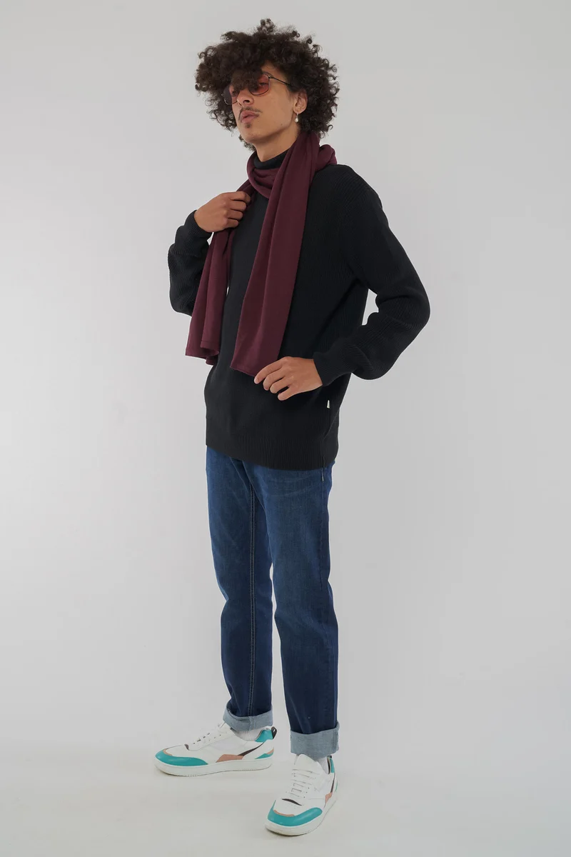 Rollkragen-pullover aus Bio Baumwolle