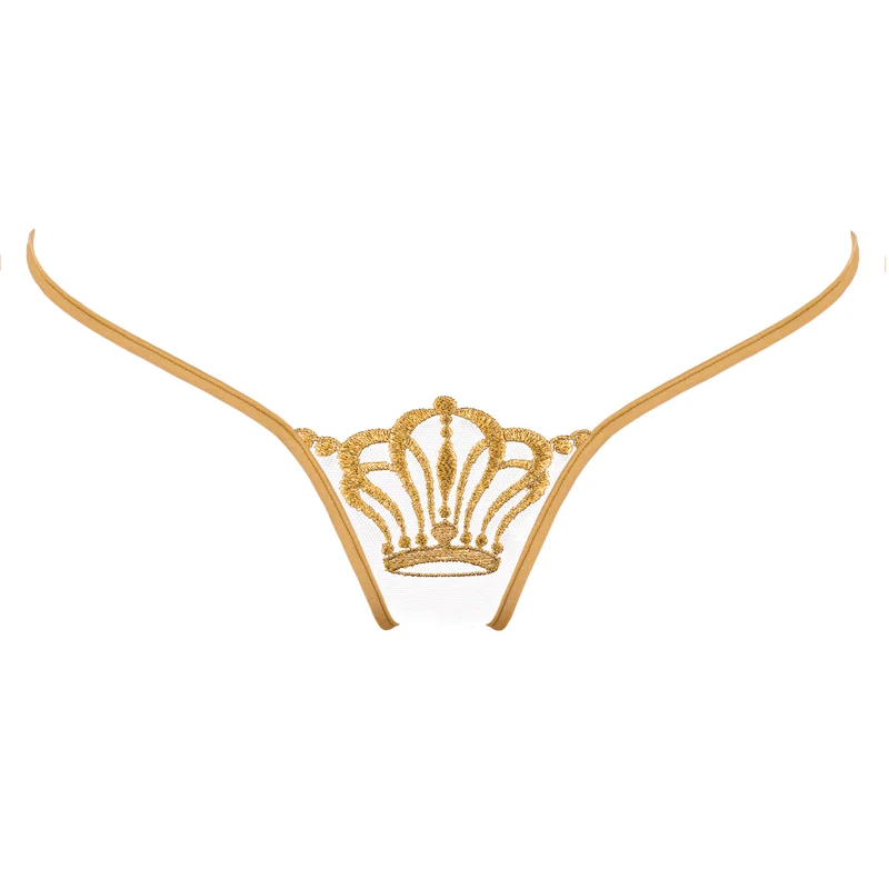 Queen of Love - Gold - Mini G-String