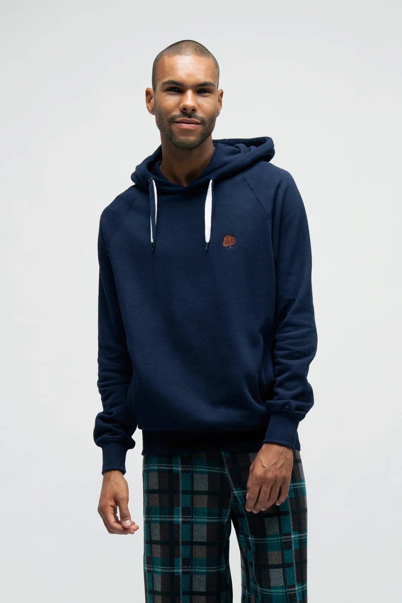 Pullover mit Kapuze für Männer Grau