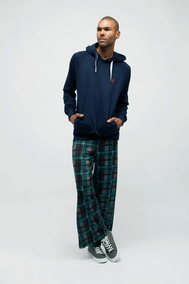 Pullover mit Kapuze für Männer Grau