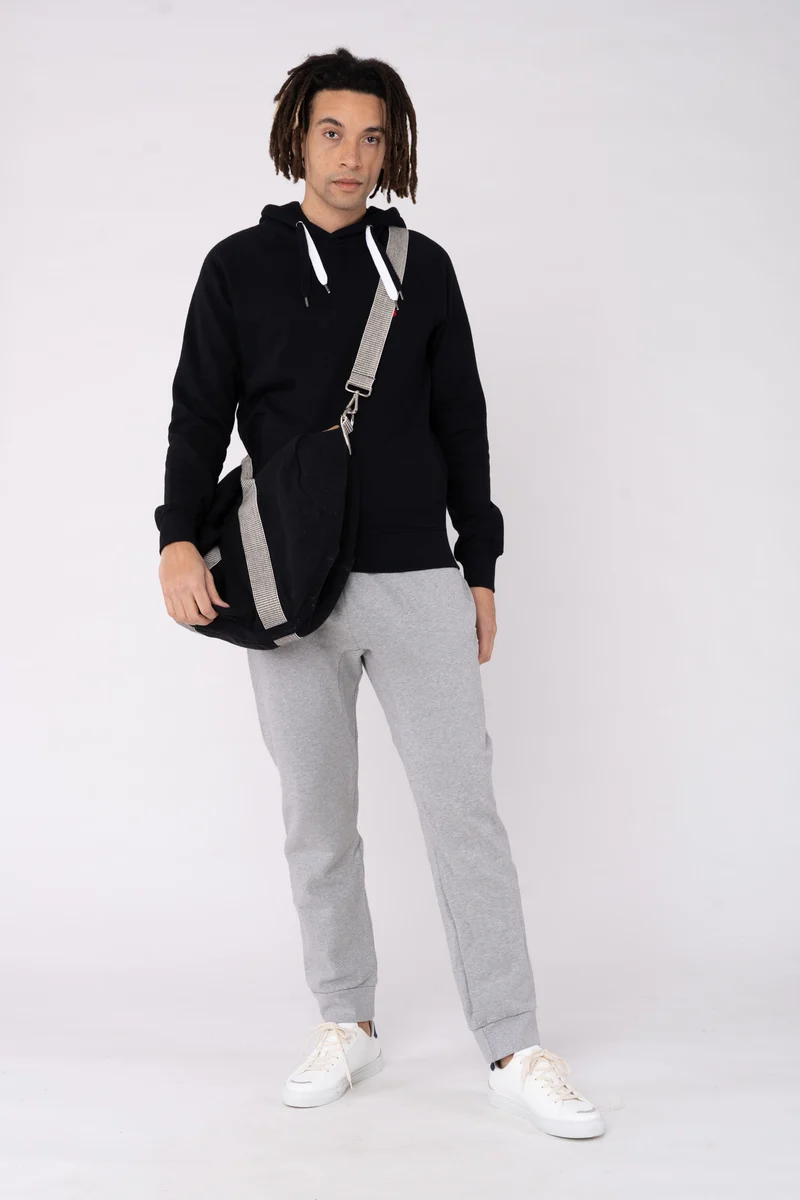 Pullover mit Kapuze für Männer Grau