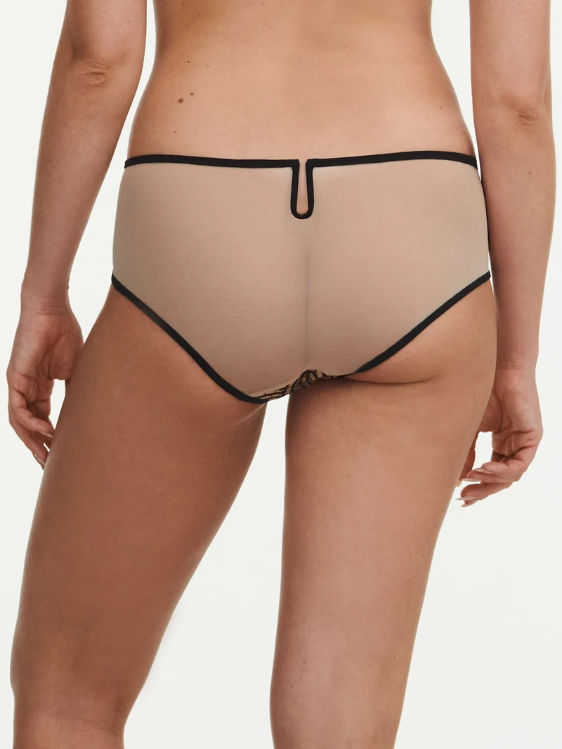 Chantelle - Vibrate Shorty Schwarz / Hautfarben