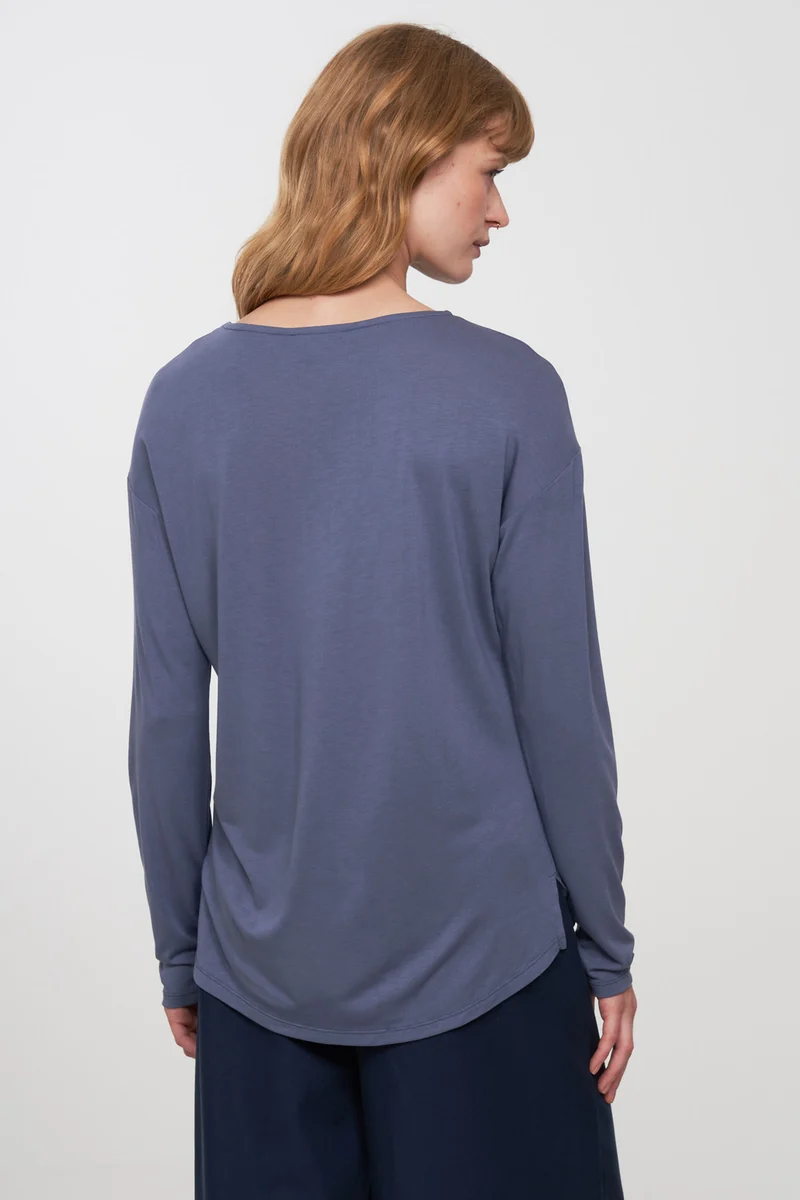 Casual Longsleeve aus Bio Baumwolle & ECOVERO™