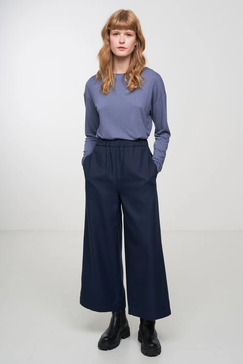 Casual Longsleeve aus Bio Baumwolle & ECOVERO™