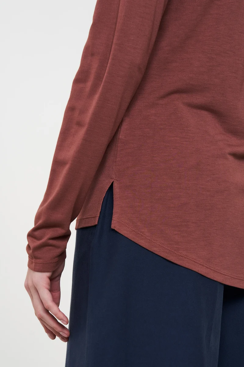 Casual Longsleeve aus Bio Baumwolle & ECOVERO™