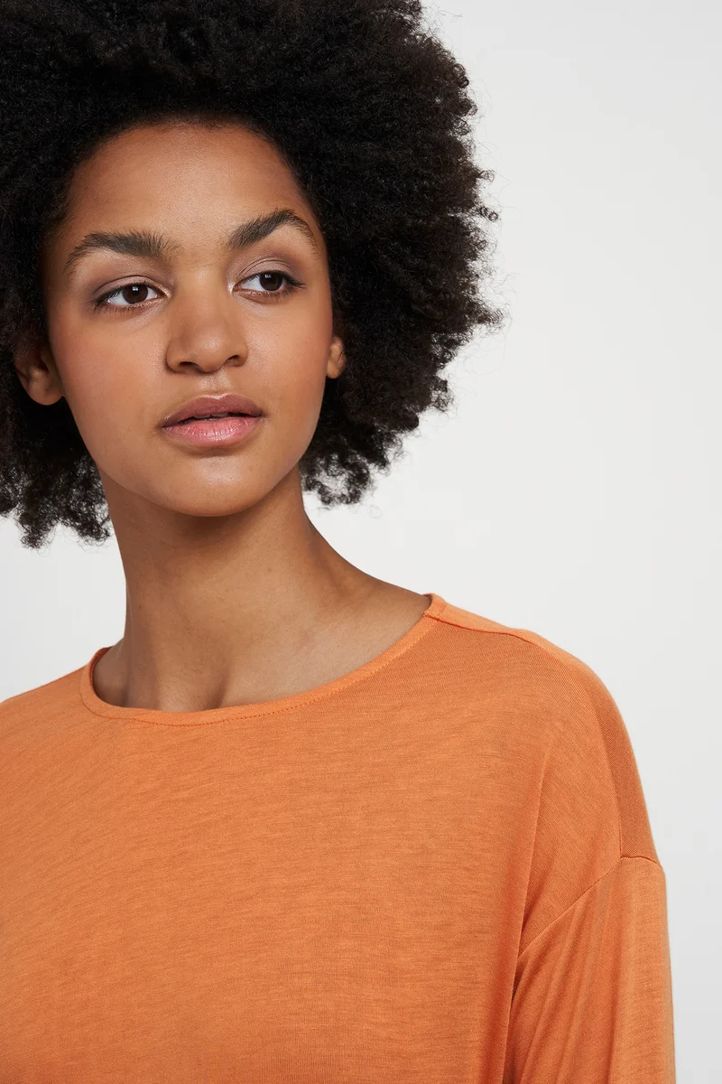 Casual Longsleeve aus Bio Baumwolle & ECOVERO™
