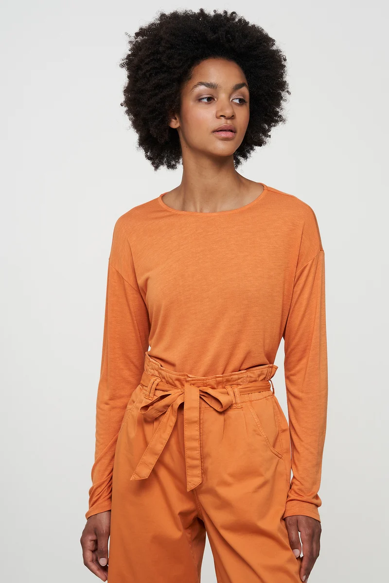 Casual Longsleeve aus Bio Baumwolle & ECOVERO™