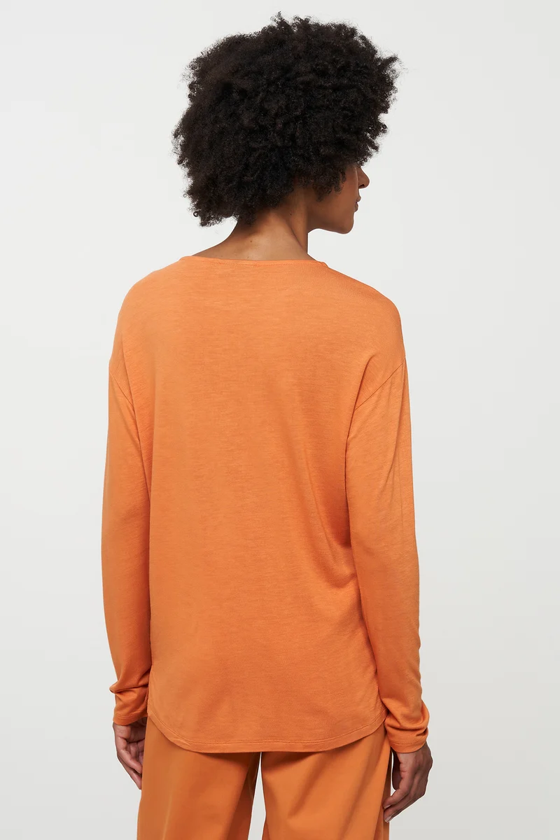 Casual Longsleeve aus Bio Baumwolle & ECOVERO™
