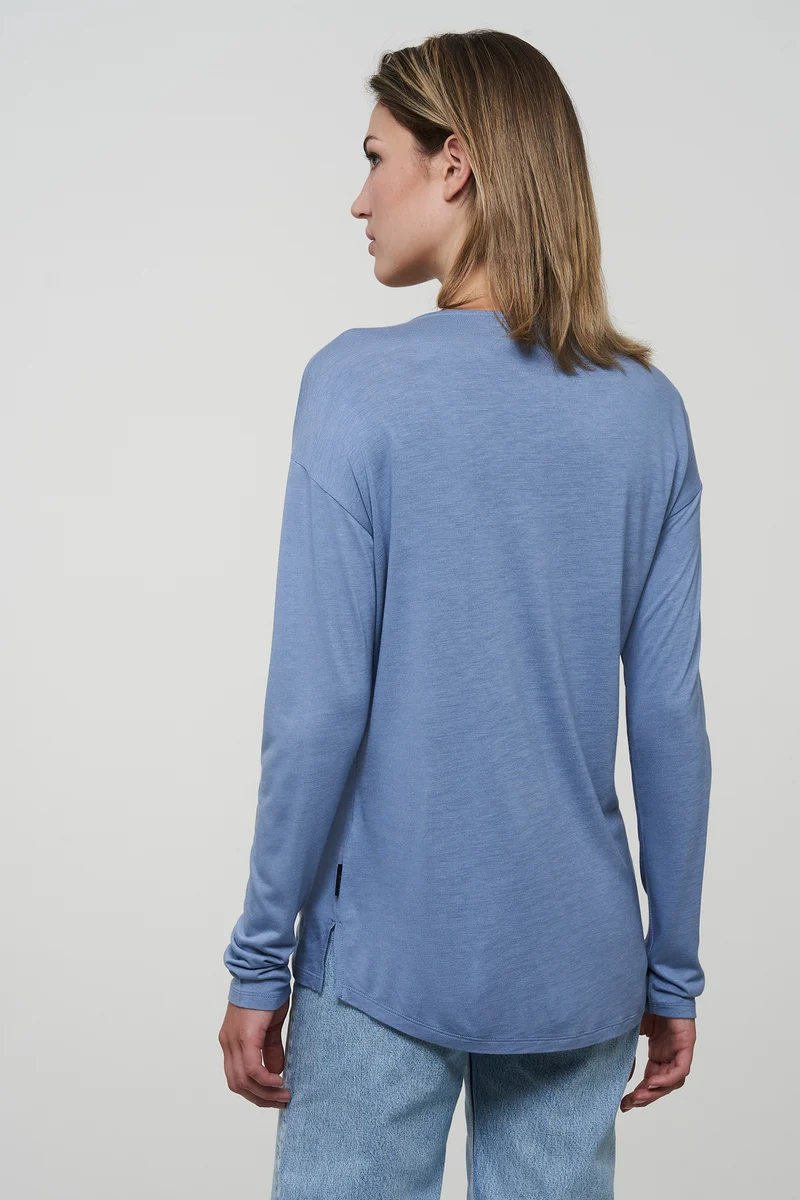 Casual Longsleeve aus Bio Baumwolle & ECOVERO™