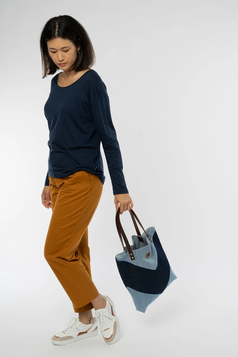 Casual Longsleeve aus Bio Baumwolle & ECOVERO™