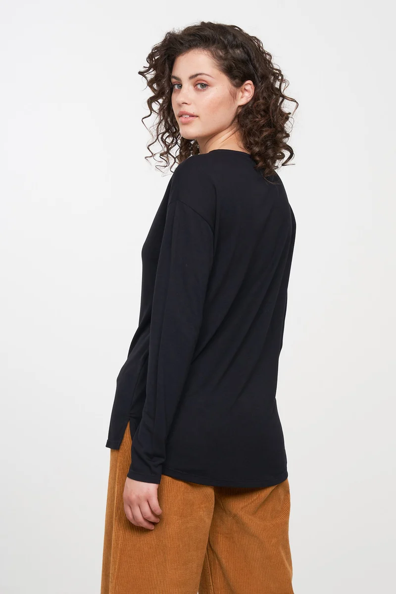 Casual Longsleeve aus Bio Baumwolle & ECOVERO™