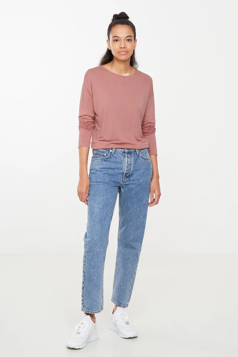 Casual Longsleeve aus Bio Baumwolle & ECOVERO™