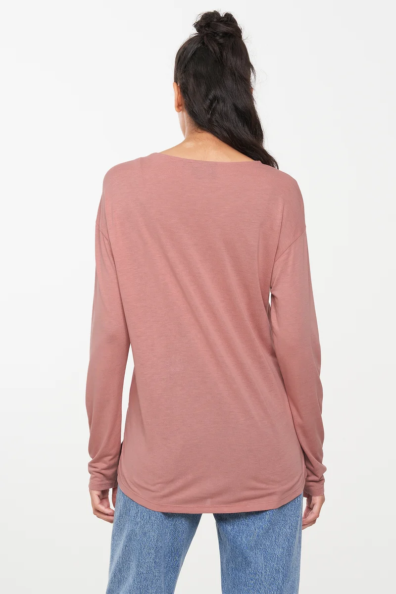 Casual Longsleeve aus Bio Baumwolle & ECOVERO™