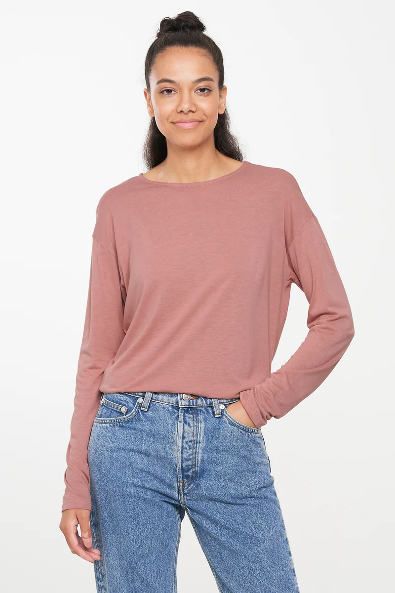 Casual Longsleeve aus Bio Baumwolle & ECOVERO™